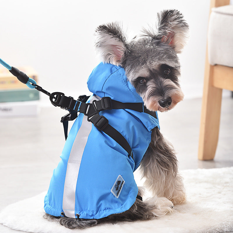 Keep Your Pup Dry and Stylish with Our Raincoat Pet Dog Clothes!