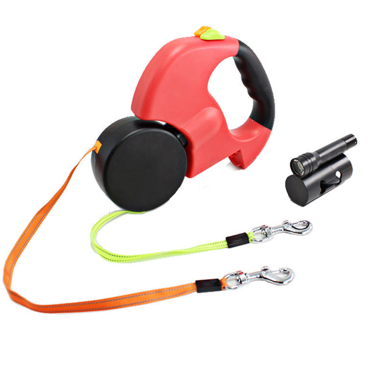 Unleash the Ultimate Dog Walking Experience with Our Double-Headed Leash!