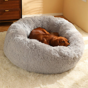 Discover the Ultimate Comfort: Warm Plush Pet Bed for Your Furry Friend