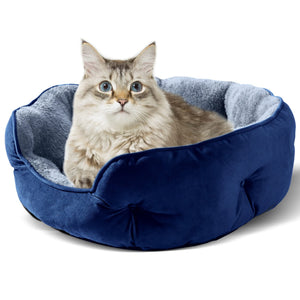 Transform Your Pet's Comfort with the Cathouse Doghouse Round Pet Bed