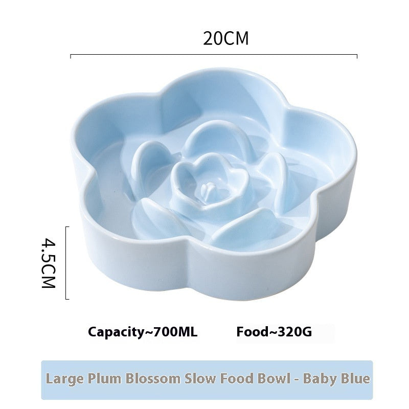 Enhance Your Pet's Dining Experience with Our Ceramic Slow Feeding Bowl