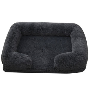 Create a Cozy Haven for Your Pet with the Plush Round Pet Bed