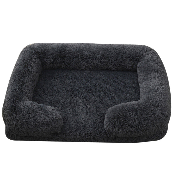 Create a Cozy Haven for Your Pet with the Plush Round Pet Bed
