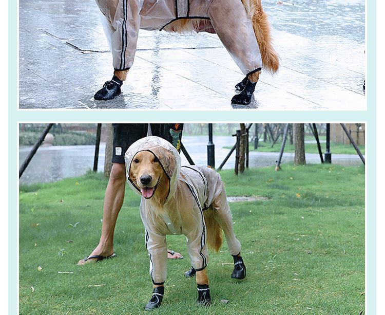 Large Dog Pet Rain Raincoat