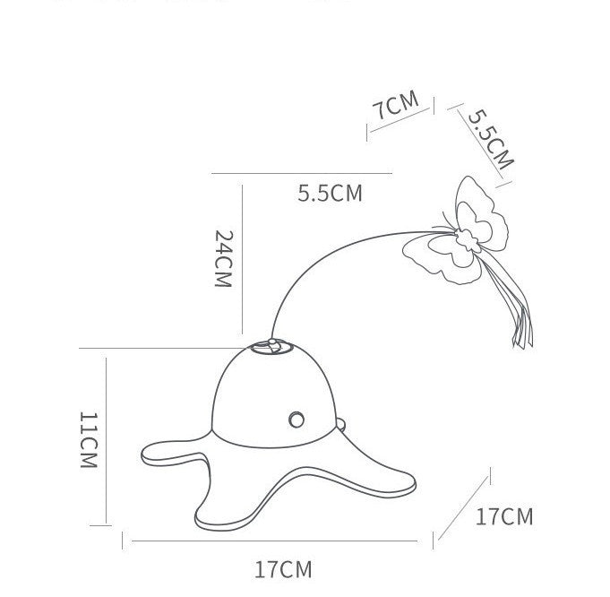 Electric Butterfly Funny Cat Toy