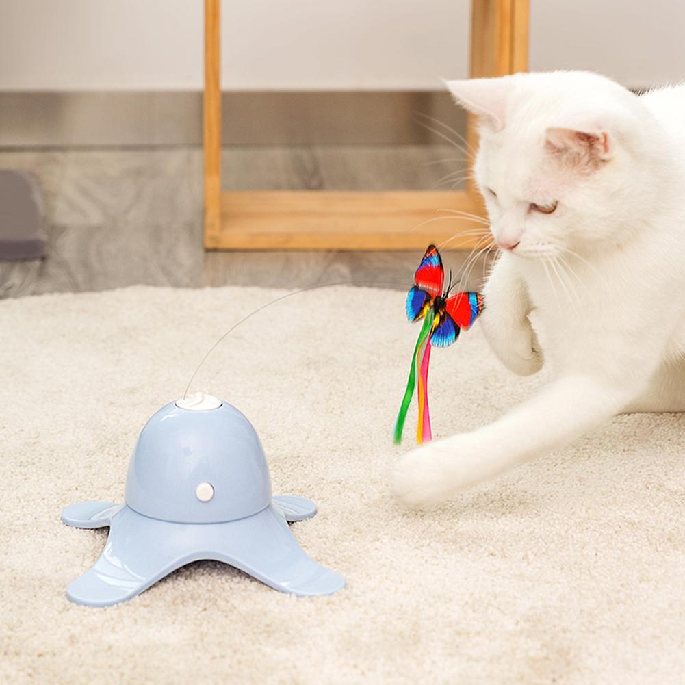 Electric Butterfly Funny Cat Toy