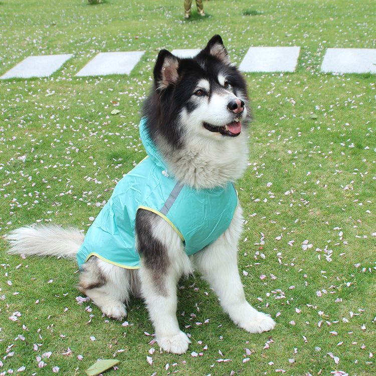 Big Dog Cloak Raincoat Pet