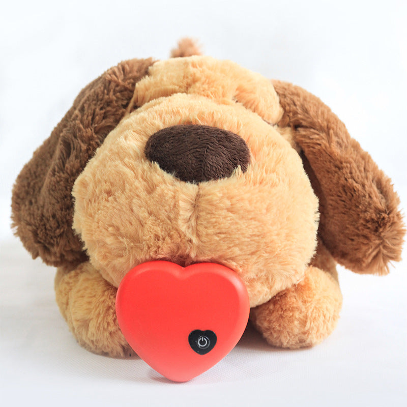 Dog Interactive Heartbeat Plush Toy