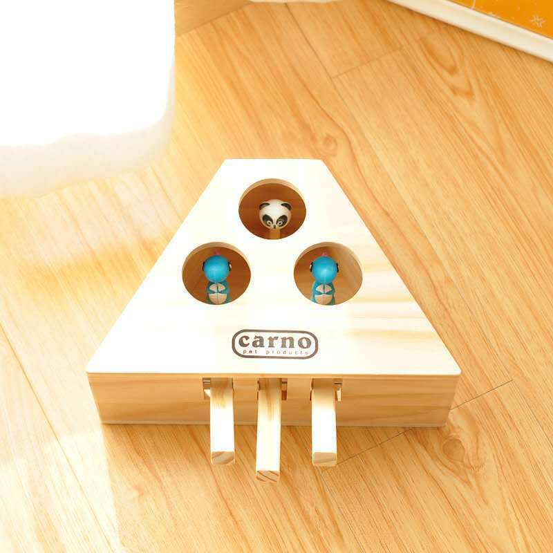 Cat Toy Solid Wood Hamster
