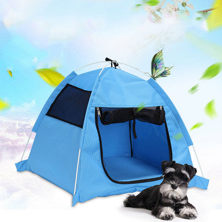 Foldable kennel for pet dogs