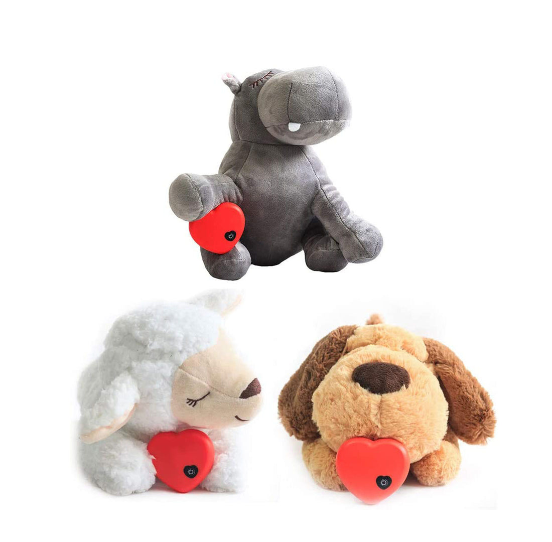 Dog Interactive Heartbeat Plush Toy