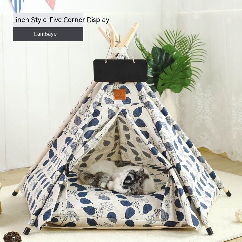Pet Tent Cat House Kennel