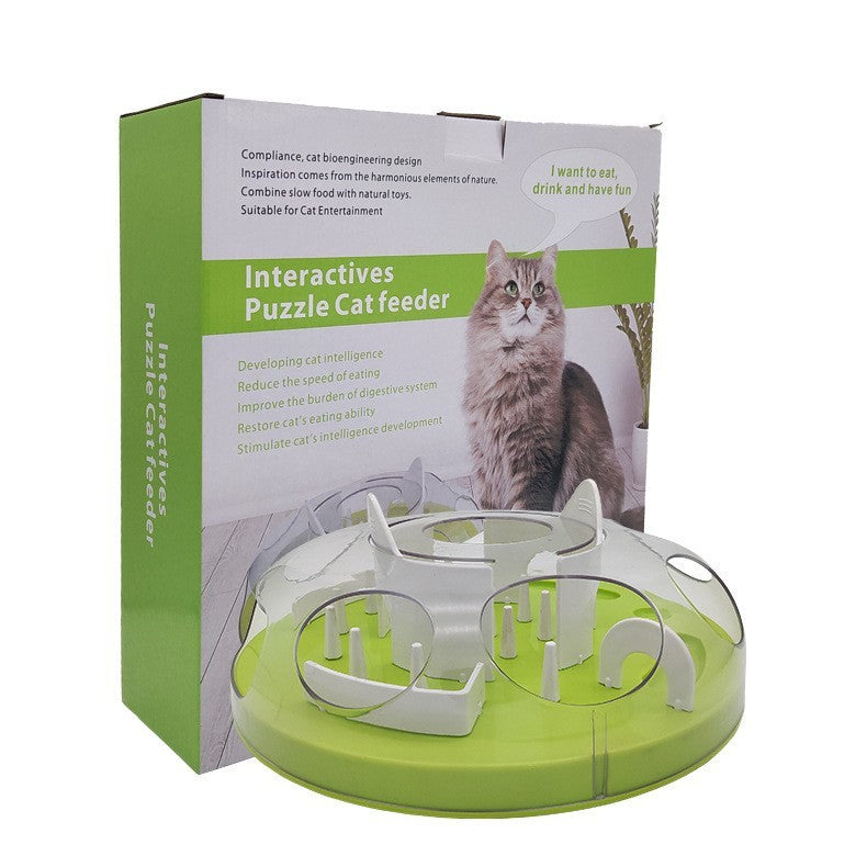 Pet Cat Slow Food Bowl