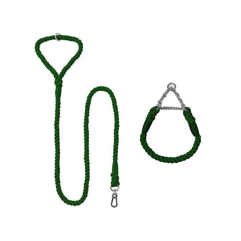 Pet Dog Leash Collar Set