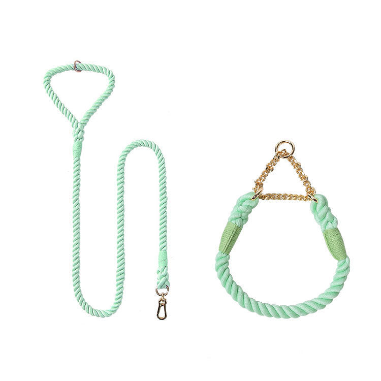 Pet Dog Leash Collar Set