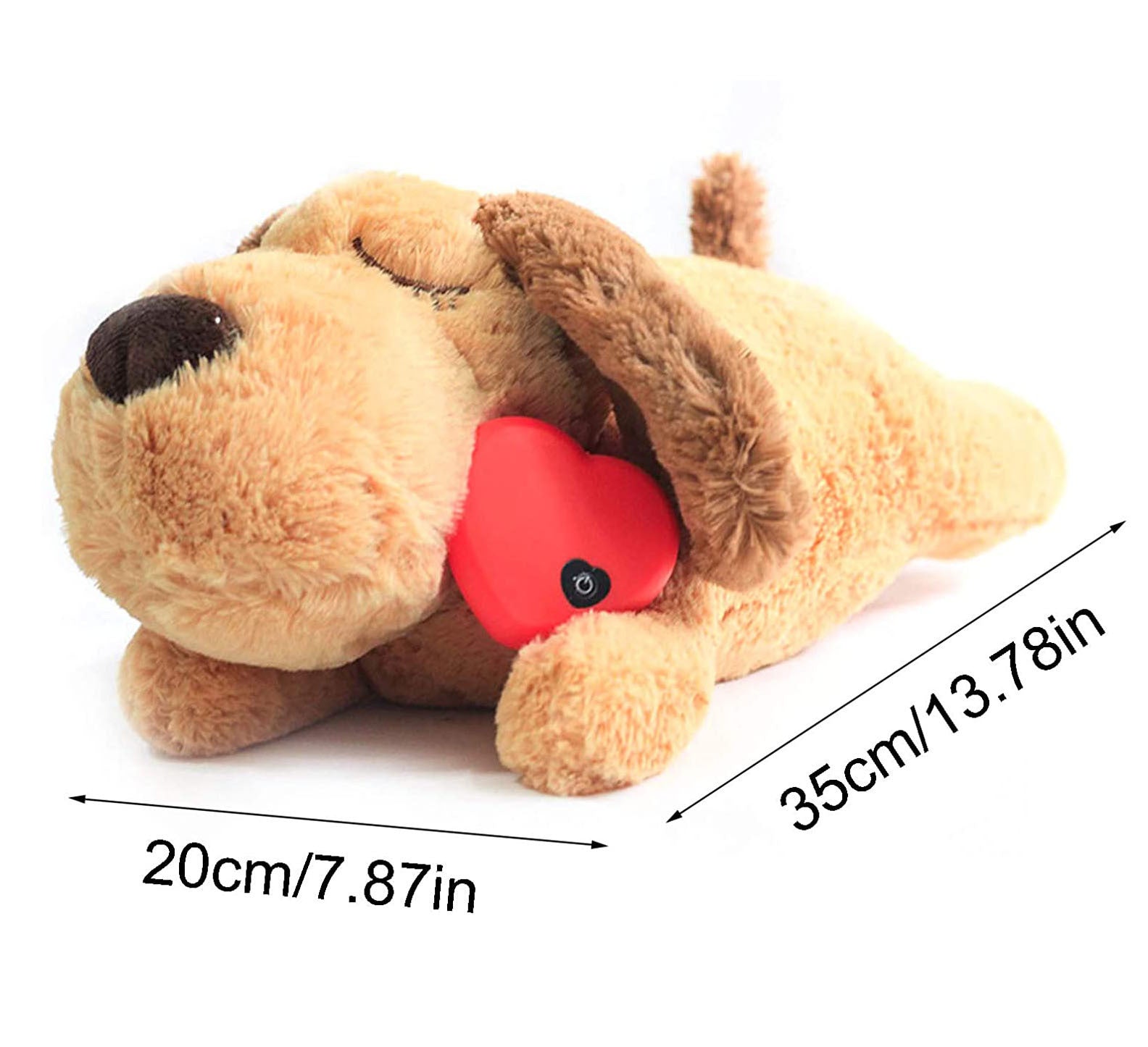 Dog Interactive Heartbeat Plush Toy