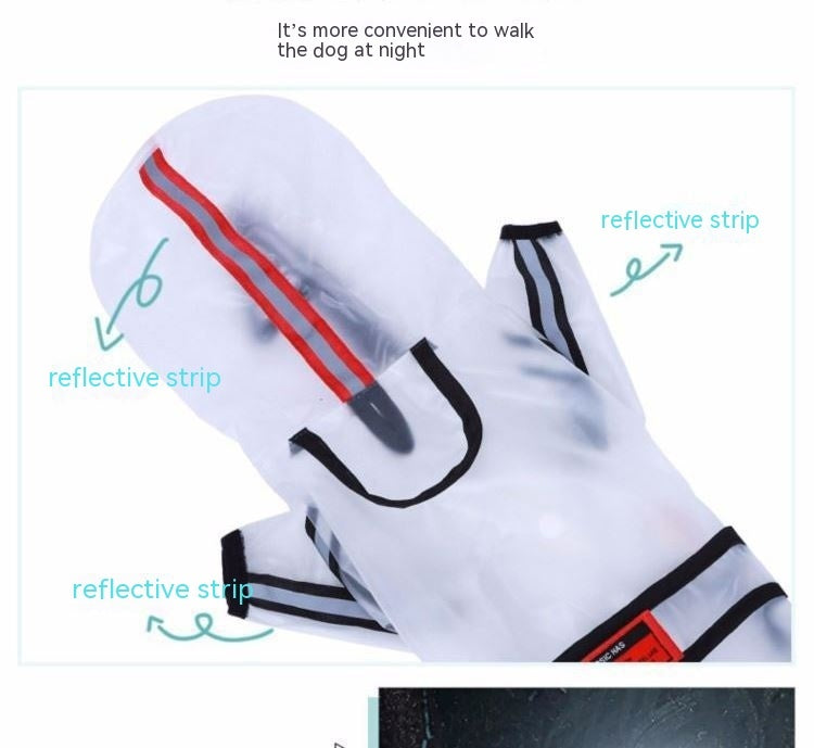 Large Dog Pet Rain Raincoat