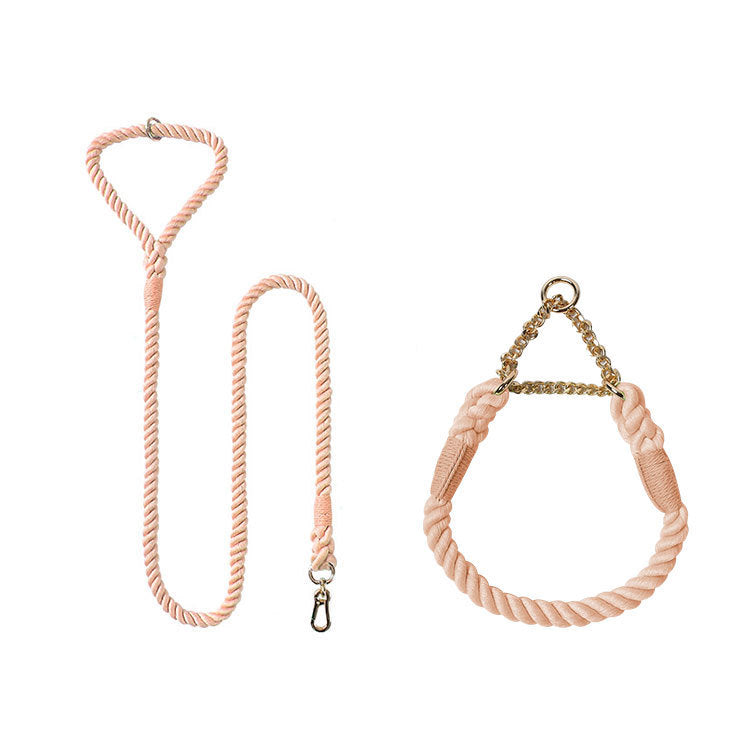 Pet Dog Leash Collar Set