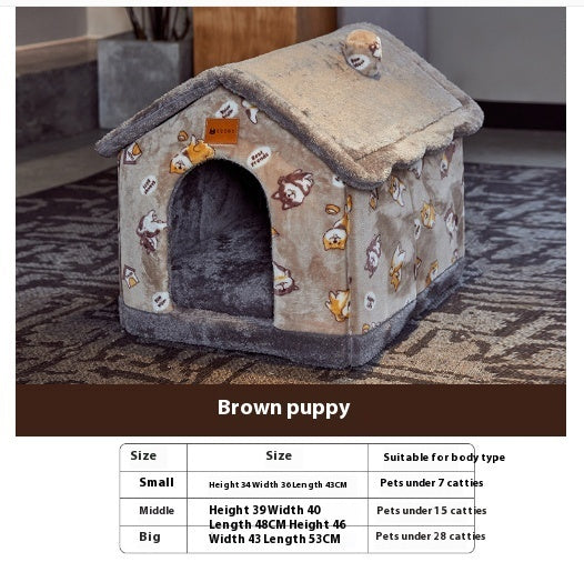 Foldable Dog House Kennel
