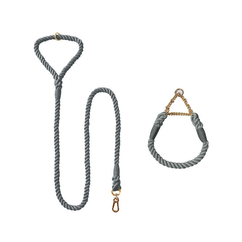 Pet Dog Leash Collar Set