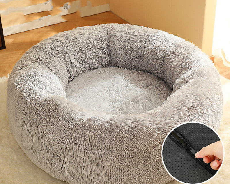 Warm Plush Pet Bed