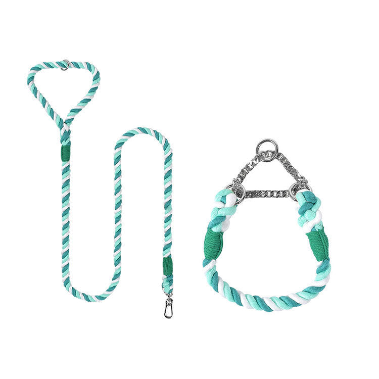 Pet Dog Leash Collar Set
