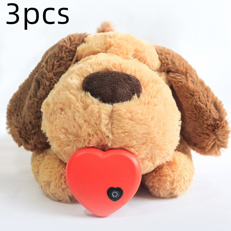 Dog Interactive Heartbeat Plush Toy