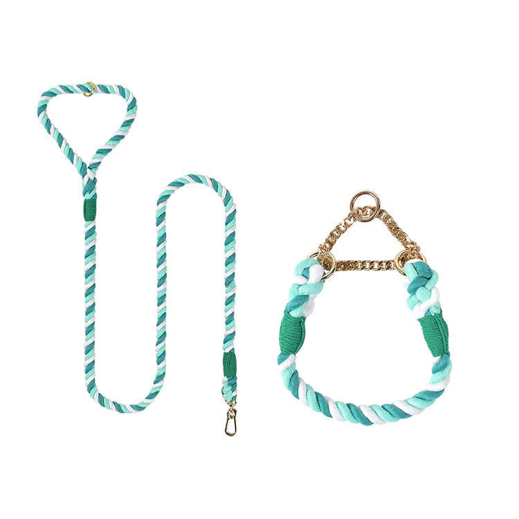 Pet Dog Leash Collar Set